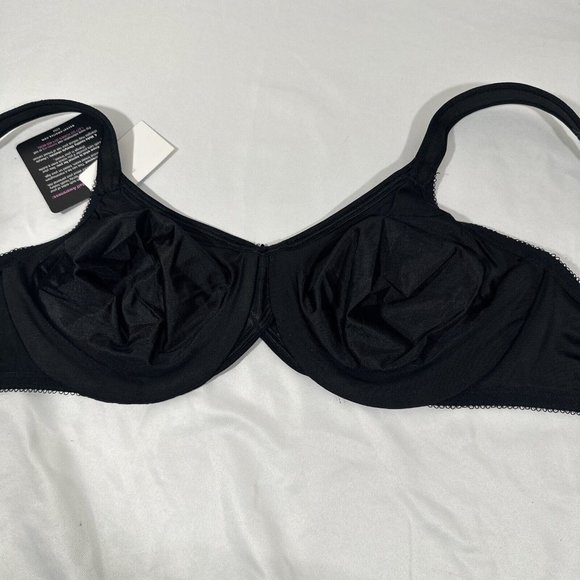 NWT Wacaol [ 42C US ] Awareness Underwire Bra in‎ Black #5700 - Picture 8 of 12